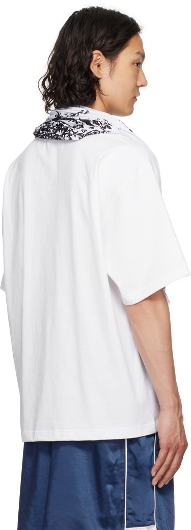 T-shirt We11done We11done Wrinkled Muffler T-Shirt Hvid | WD-TT1-25-732-U-WH, 2