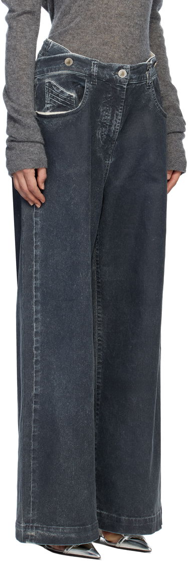 Jeans The Attico The Attico Long Wide-Leg Jeans Blå | 250WCP00190 DDD100AA, 1