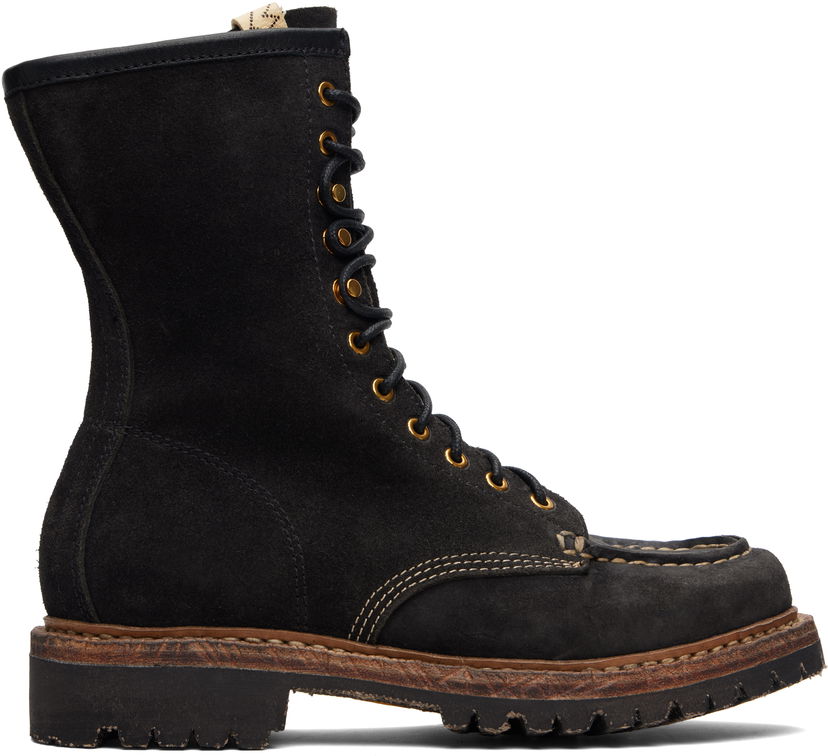 Sneakers og sko visvim Scout Moc Folk Boots Sort | 0125202002011