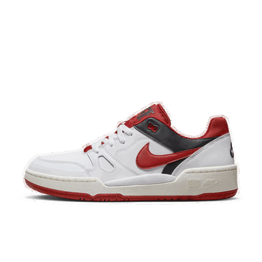 Sneakers og sko Nike Full Force Low White Red Black Hvid | FB1362-102, 2