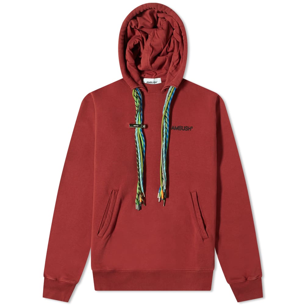 Sweatshirt Ambush Multicord Popover Hoodie Bourgogne | BMBB021F22FLE0012884, 0