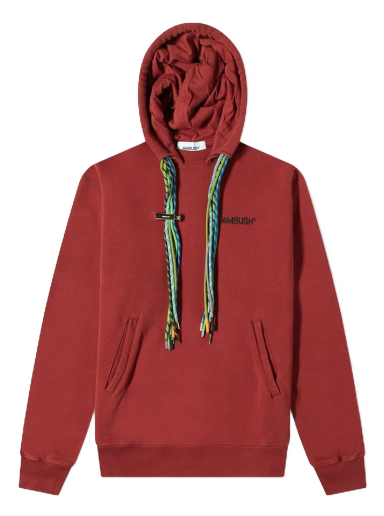 Sweatshirt Ambush Multicord Popover Hoodie Bourgogne | BMBB021F22FLE0012884