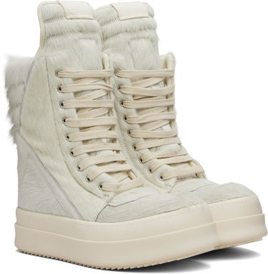 Sneakers og sko Rick Owens Concordians Megageobaskets Beige | RR02E1855 LHL, 3