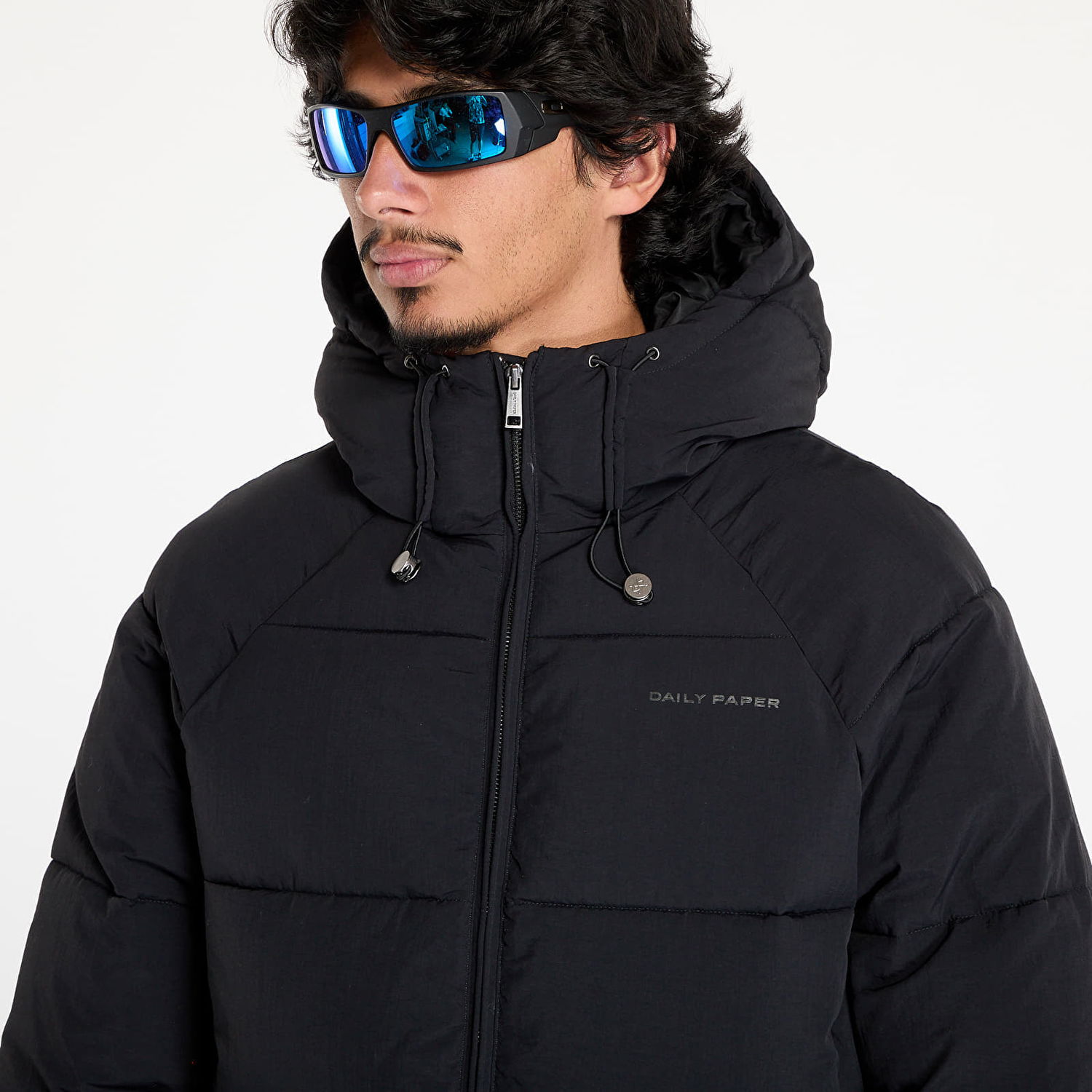 Puffer jakke DAILY PAPER Relaxed Puffer Black Sort | 2422082, 1