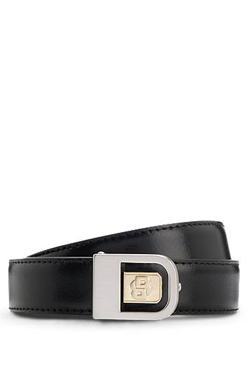 Bælter BOSS Reversible Italian Leather Belt with Double B Monogram Sort | 50548522, 0