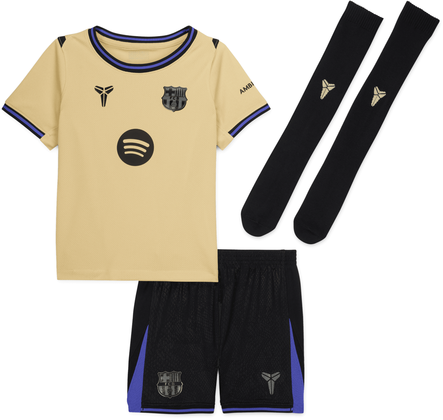Jersey Nike FC Barcelona Dri-FIT Minikit Away Jersey Set 2025/26 Gul | hj5618-784, 0