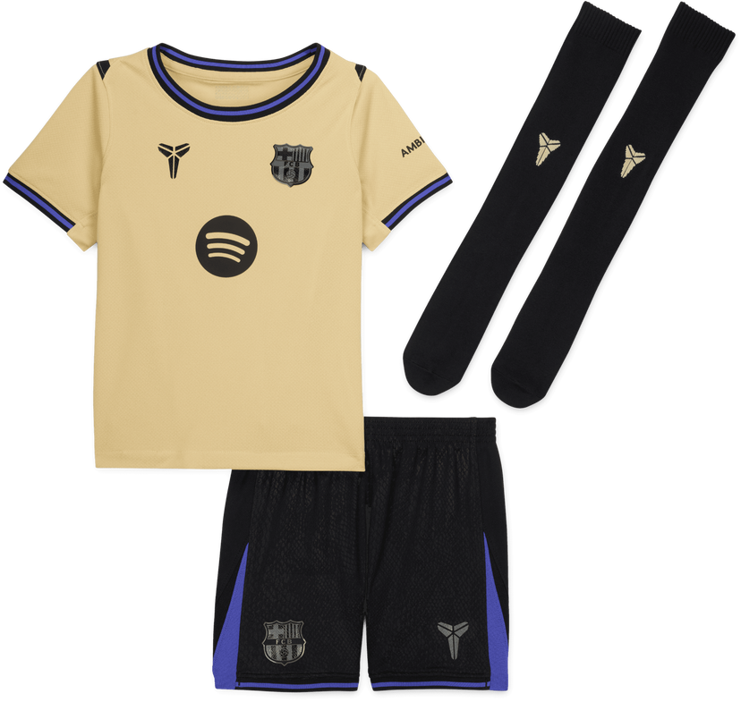 Jersey Nike FC Barcelona Dri-FIT Minikit Away Jersey Set 2025/26 Gul | hj5618-784