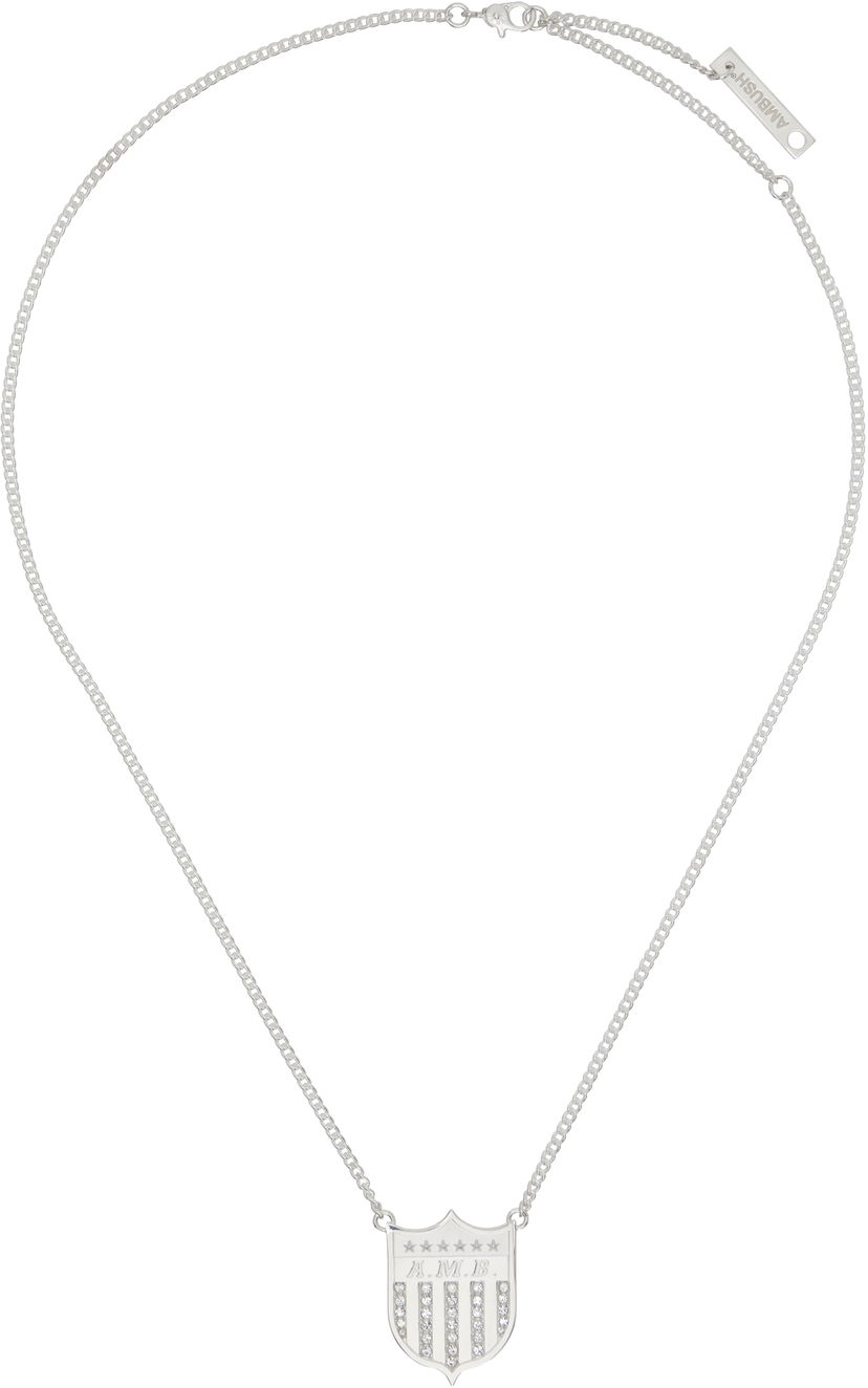 Halskæde Ambush AMBUSH Varsity Shield Charm Necklace Metalisk | BMOB00JF24SIL0017200