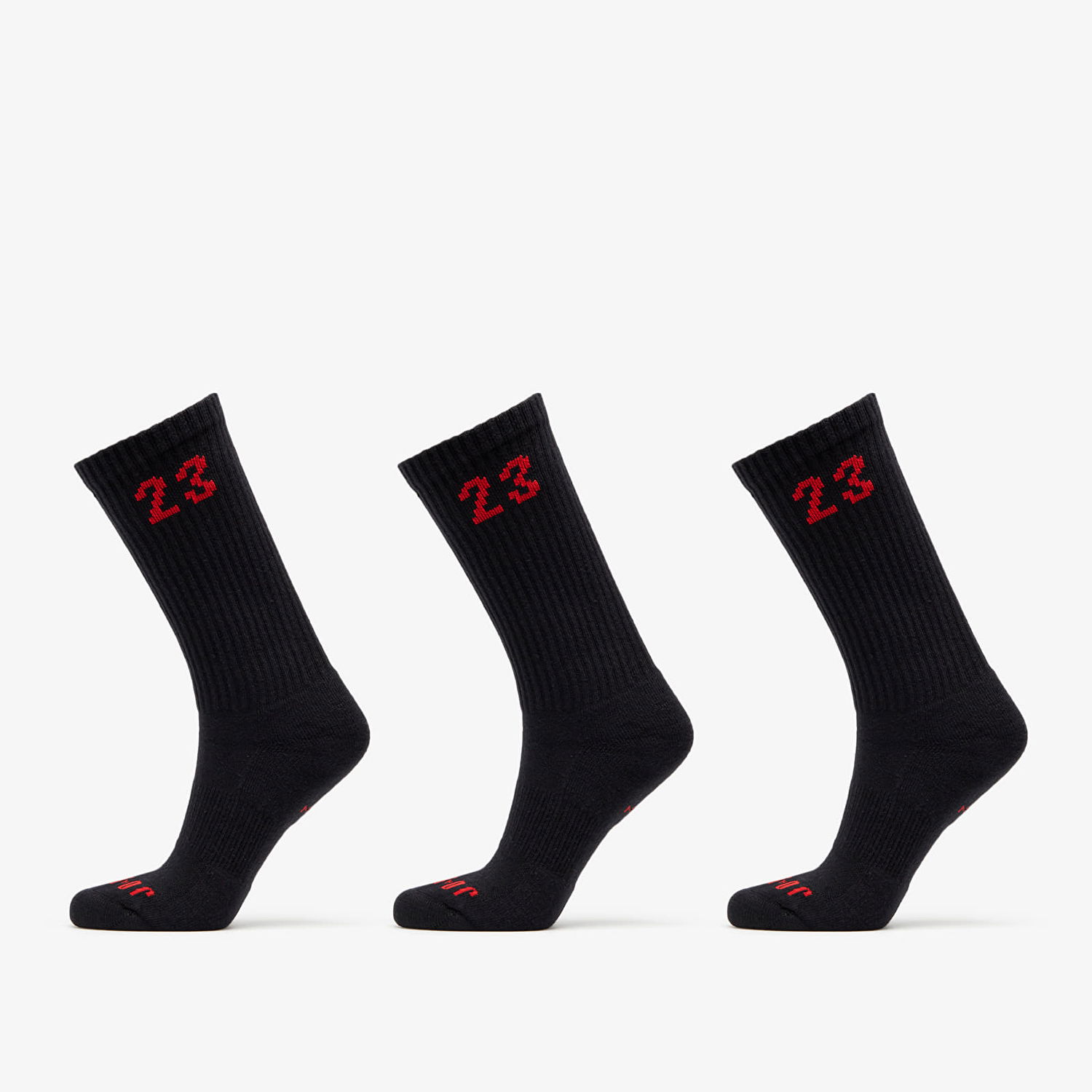 Undertøj og sokker Jordan Essentials Crew Socks 3-Pack Sort | DA5718-011, 1