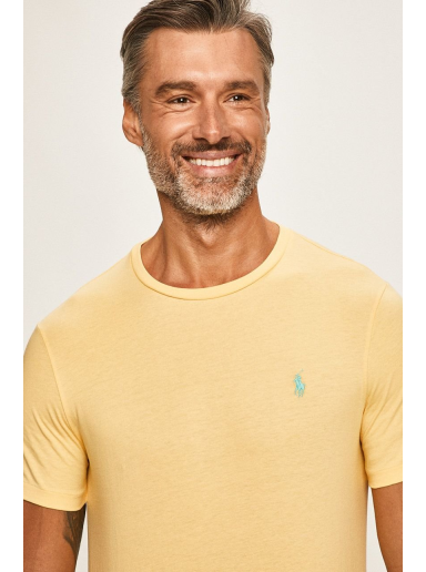 T-shirt Polo by Ralph Lauren Custom Fit Tee Gul | 710671438147