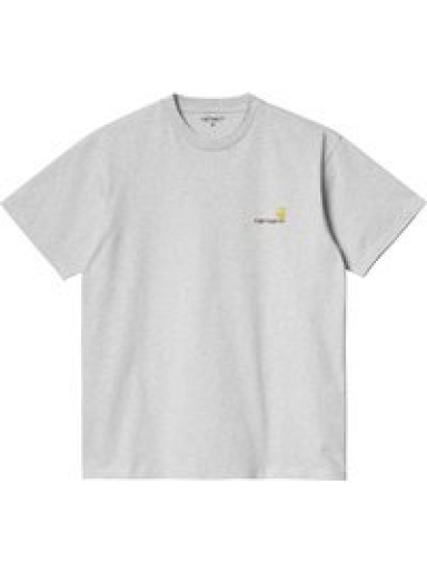T-shirt Carhartt WIP American Script Grå | I029956.482XX