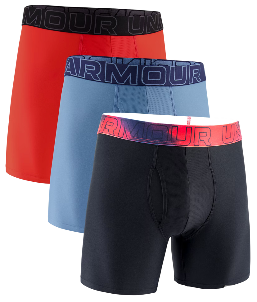 Boksere Under Armour Under Armour UA Perf Tech Nov 6in Boxerjock 3-Pack Sort | 1383879-714