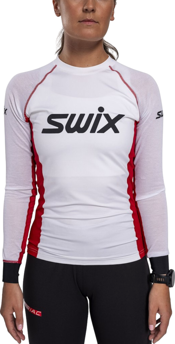 T-shirt SWIX Swix Triac Dry Breathe Long Sleeve T-Shirt Hvid | 10090-23-00036