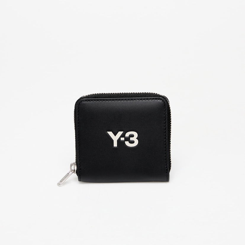 Tegnebog Y-3 Black Leather Zip Wallet Sort | JN1727