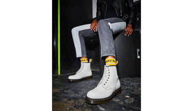Sneakers og sko Dr. Martens Vegan 1460 Kemble Lace Up Hvid | DM27213113, 5