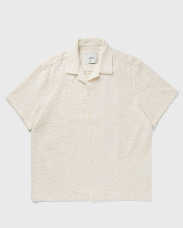 Skjorte Arte Antwerp Crochet Camp Collar Shirt Hvid | SS25-233S-CREAM, 1