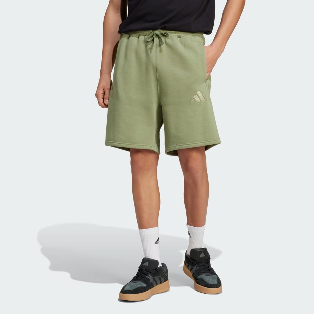 Shorts adidas Performance ALL SZN Fleece Shorts Grøn | JC8680, 0