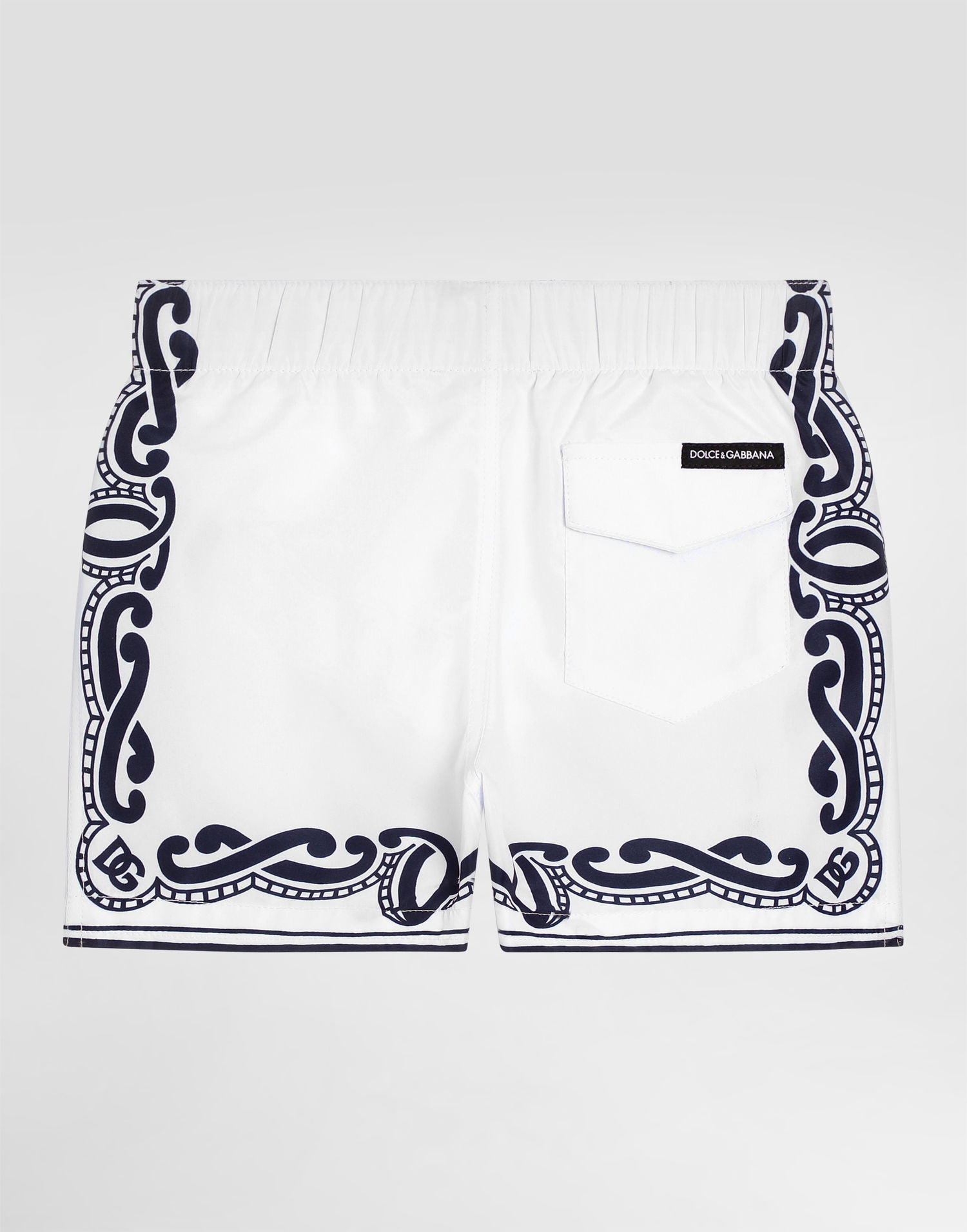 Badetøj Dolce & Gabbana Dolce & Gabbana Bandanna Print Swim Trunks Hvid | L1J818ON04NHA9RB, 1