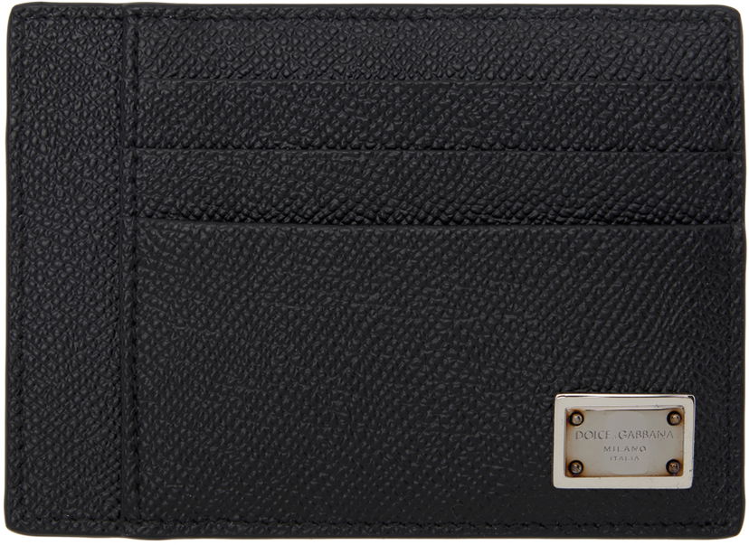 Tegnebog Dolce & Gabbana Dauphine-Print Card Holder Sort | BP3325AG219