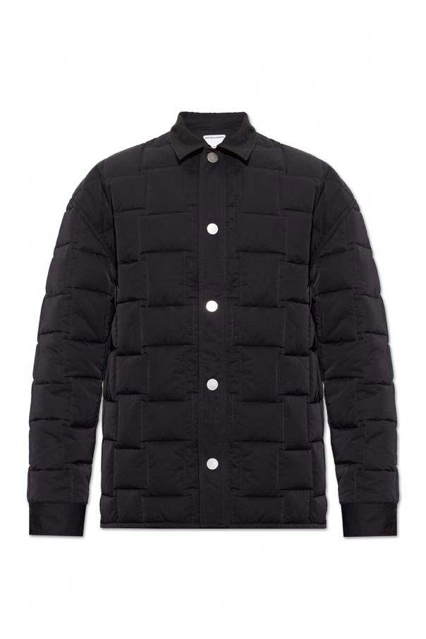 Jakke Bottega Veneta Quilted Jacket Sort | 700422VF4K01000