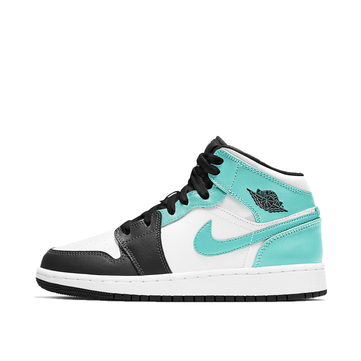 Sneakers og sko Jordan Air Jordan 1 Mid GS "Tropical Twist" Grøn | 554725-132, 1