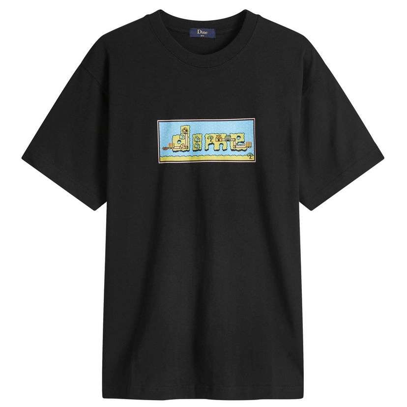 T-shirt Dime World Graphic T-Shirt Sort | DIMEHO2460BLK