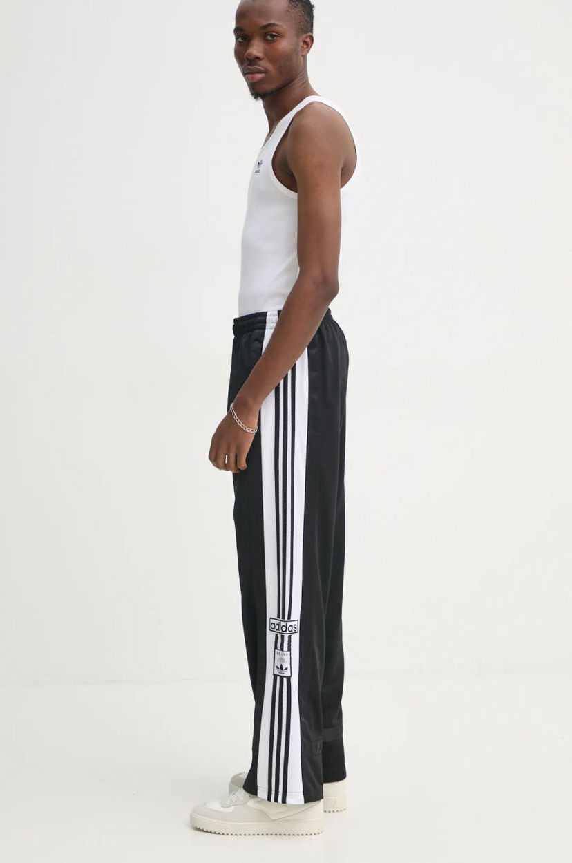 Joggingbukser adidas Originals Black Training Pants with Stripes Sort | JD4267