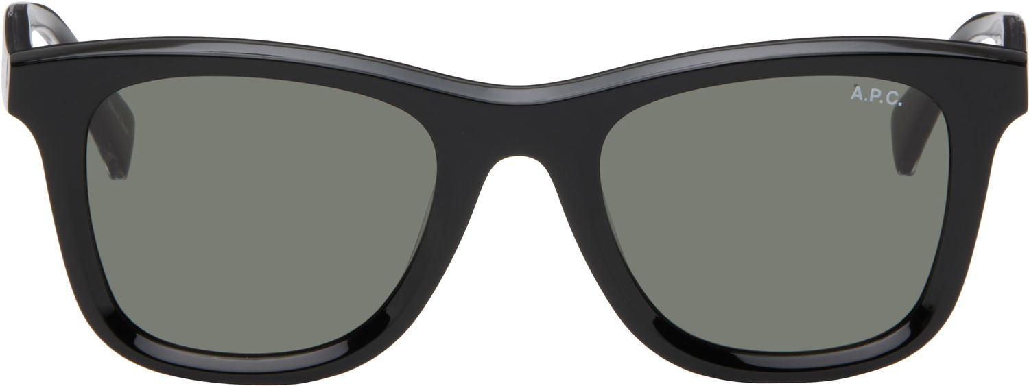 Solbriller A.P.C. John Sunglasses Sort | ACABF-M75012, 0