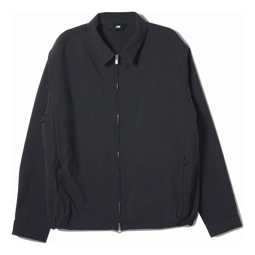 Vindjakke New Balance Harrington Jacket Sort | JMJL1514-BK