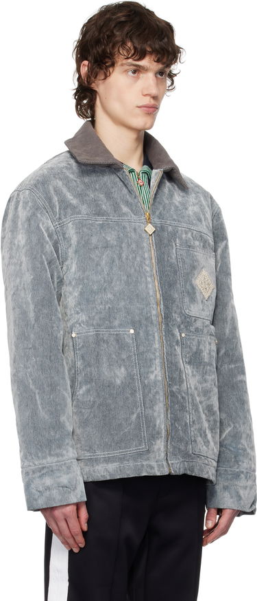 Jakke Casablanca Casablanca Peach Texture Jacket Grå | MPS25-JK-335-01, 1