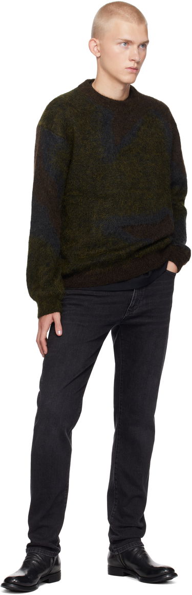 Sweater Paul Smith Paul Smith Photogram Leaves Mohair-Blend Sweater Grøn | M1R-923Y-N02512-73, 3