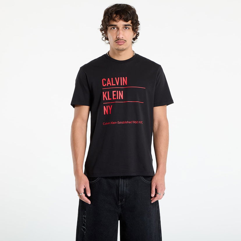 T-shirt CALVIN KLEIN Calvin Klein Jeans Men's SS Graphic Tee Sort | LV04RD818G UB1