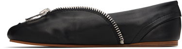 Tøj JW Anderson JW Anderson Biker Zip Ballerina Flats Sort | BL0032-LA0268, 2