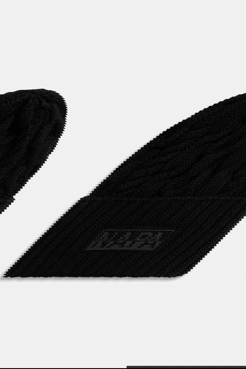 Beanie Napapijri Napapijri NF-Tires Wool Blend Beanie Sort | NP0A88YX9411, 0