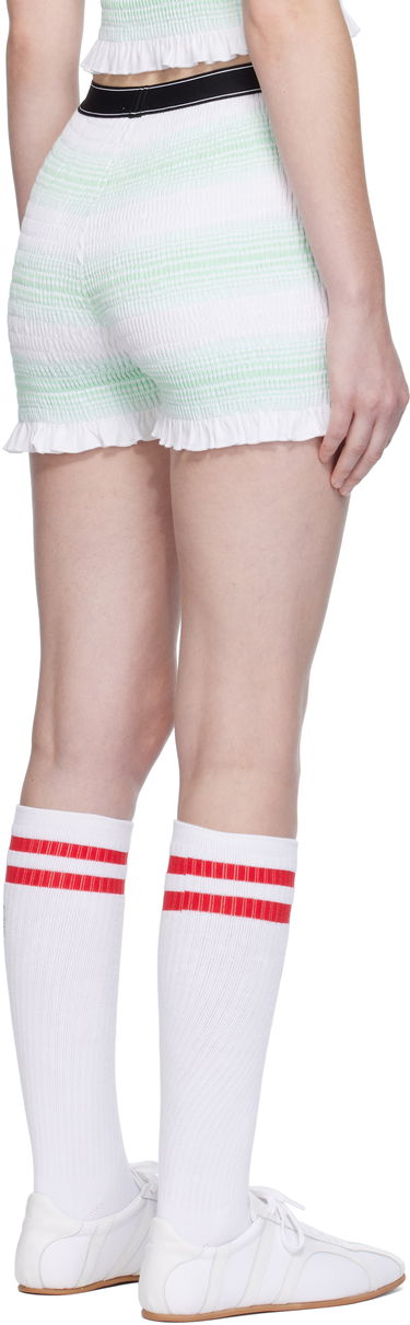 Shorts Casablanca Casablanca Stripe Shirred Shorts Grøn | WPF25-JTR-163-01, 2