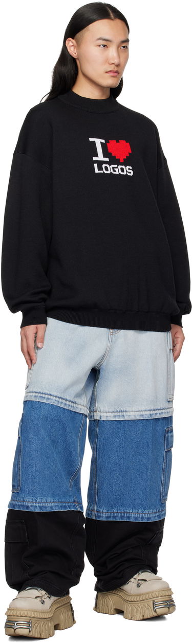 Jeans VETEMENTS Vetements Runway Deconstructed Cargo Pants Blå | UA66PA510N, 3