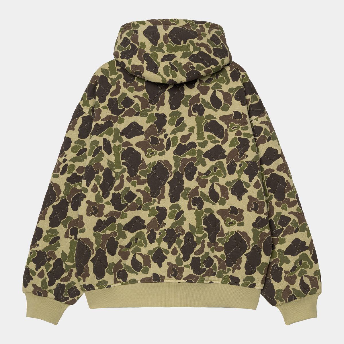 Sweatshirt Carhartt WIP Hooded Vista Quilted Sweat Jacket Camo Duck Flerfarvet | I035665_2, 1