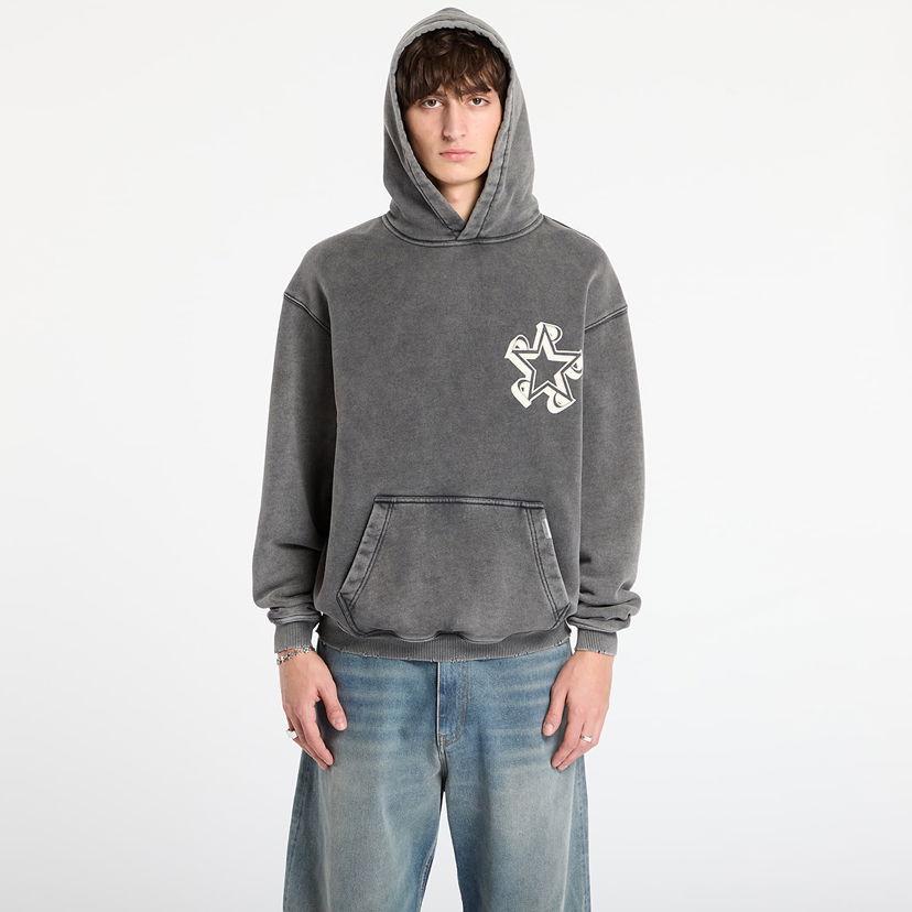Sweatshirt Represent Clo Vintage Initial Star Hoodie L Grå | MLM100375-47