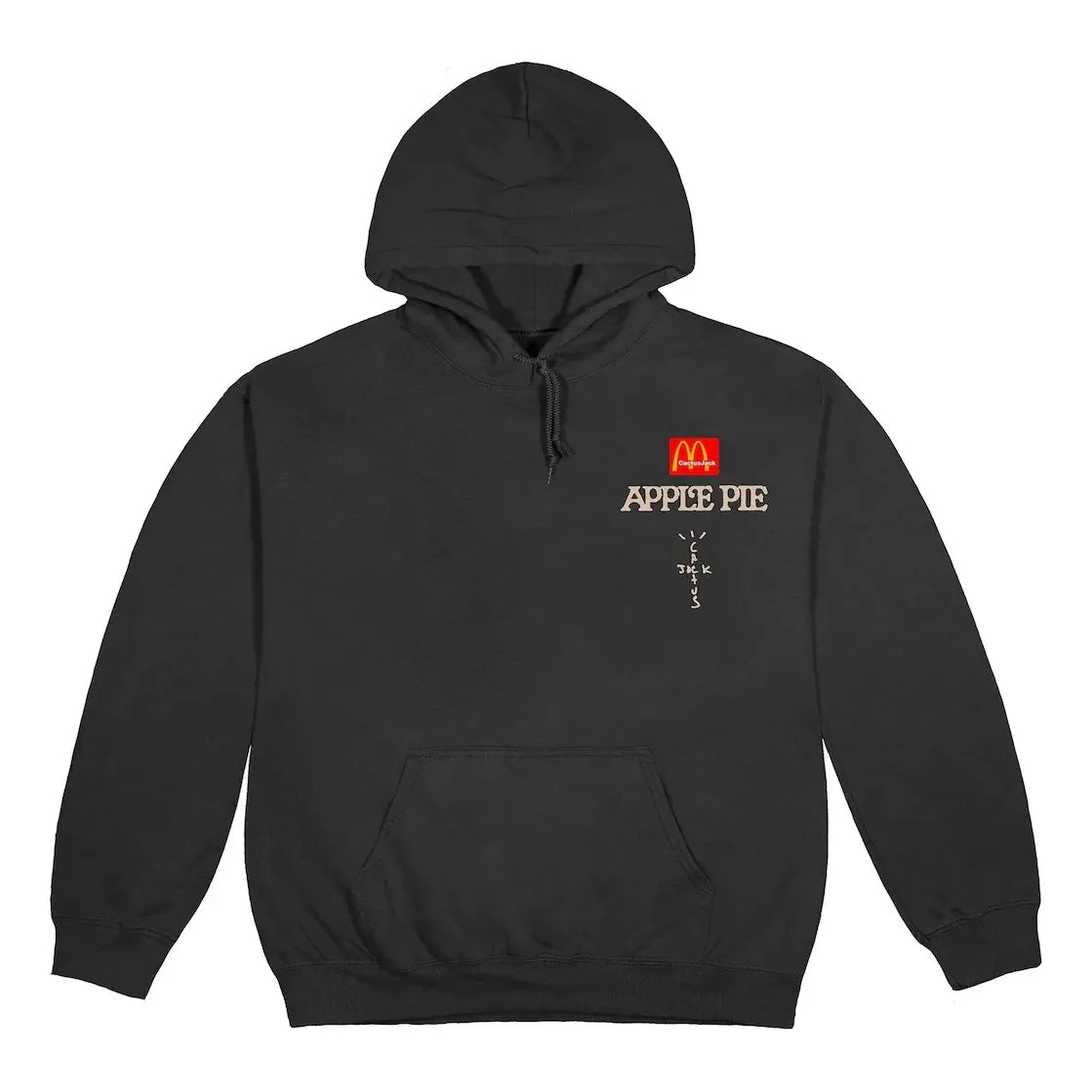 Sweatshirt Cactus Jack by Travis Scott Travis Scott x McDonald's Apple Pie Hoodie Sort | TC-499, 0