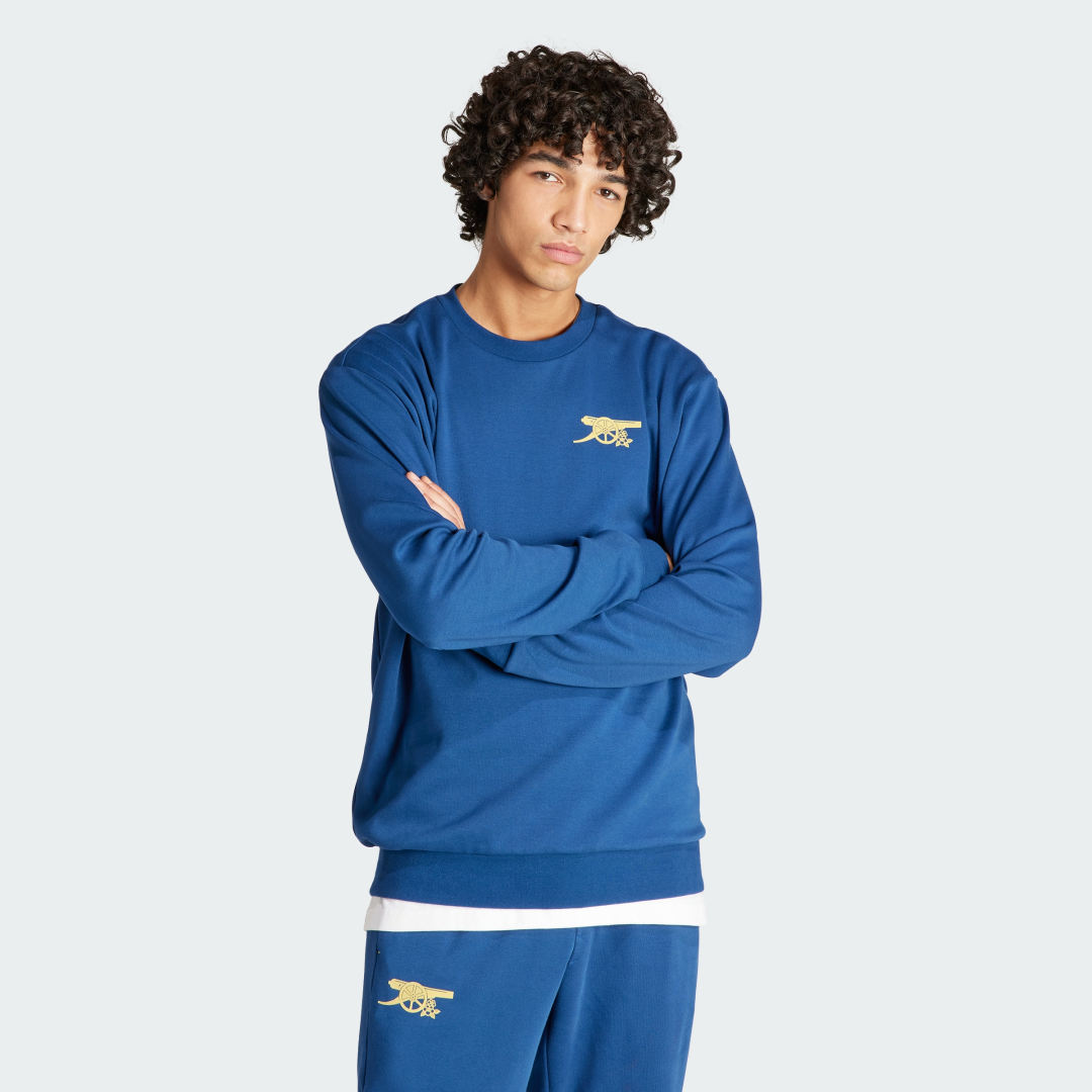 Sweatshirt adidas Performance Arsenal Cultural Story Crew Sweat Mørkeblå | IU2072, 0