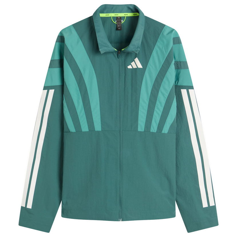 Jakke adidas Performance Adizero Archive Running Jacket Size Small Grøn | HZ3691