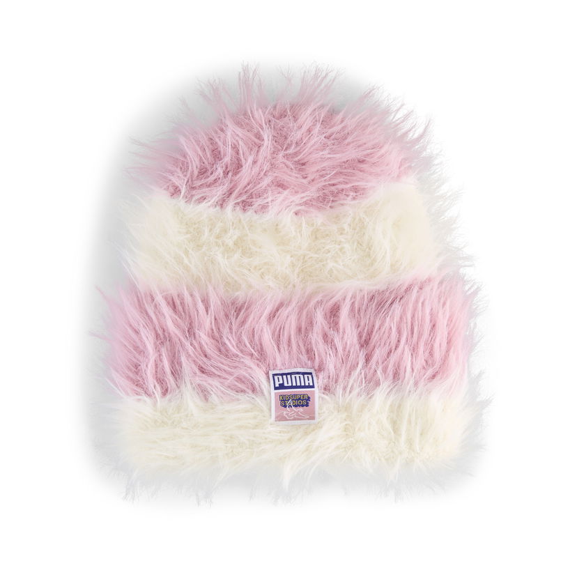 Beanie Puma PUMA x KIDSUPER Unisex Crown Beanie Lyserød | 026602_01