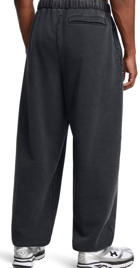 Joggingbukser Under Armour Heavyweight Fleece Wash Oversized Pants Sort | 1386554-001