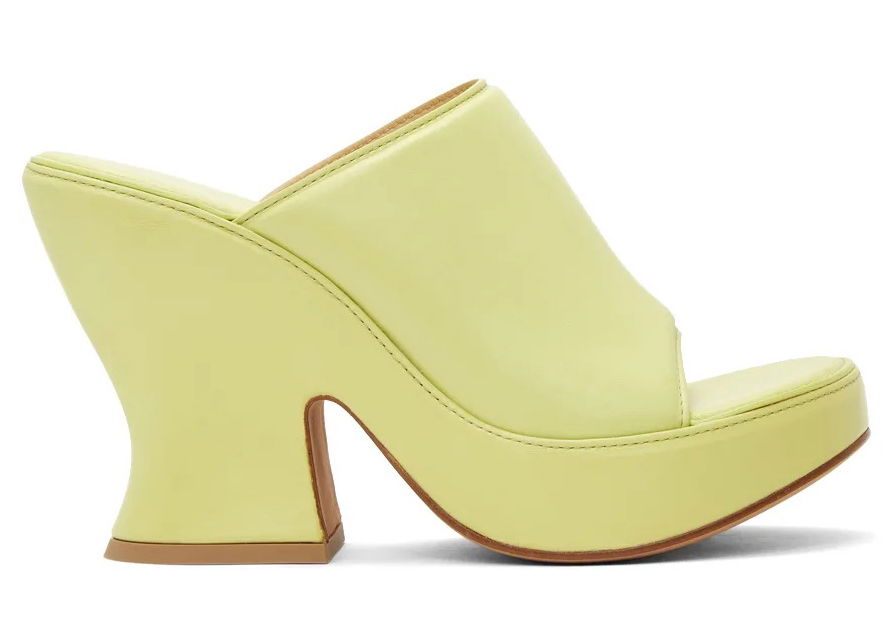 Sneakers og sko Bottega Veneta Wedge Sandals Gul | 658979VBSD03492, 0