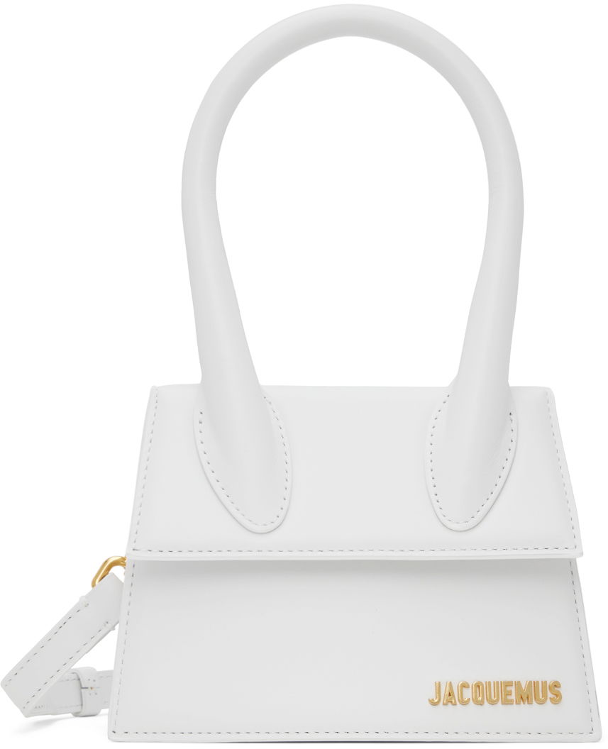 Skuldertaske Jacquemus 'Le Chiquito Moyen' Bag Hvid | 21H213BA002-3000, 0