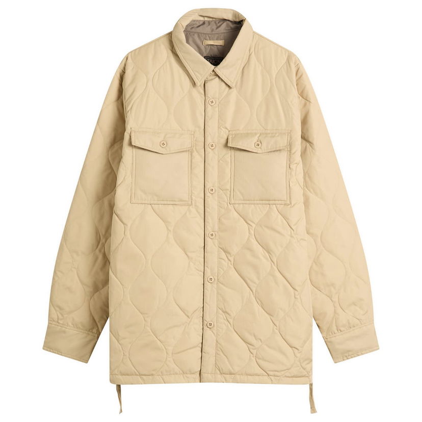 Skjorte TAION Military Quilted Down Shirt Beige | TAION-109SHML-1-CRE