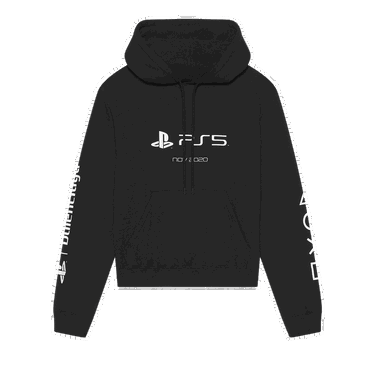 Sweatshirt Balenciaga Playstation Shrunk Hoodie Sort | 657034 TKVF4 1070, 0