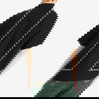 Skjorte Pleasures Pleasures Chain Shirt, Size Large Sort | P25SU003-BLK, 3