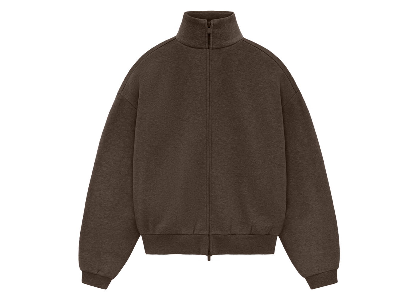 Jakke Fear of God Core Collection Zip Up Jacket Heather Wood Brun | 192SU245092FW, 0