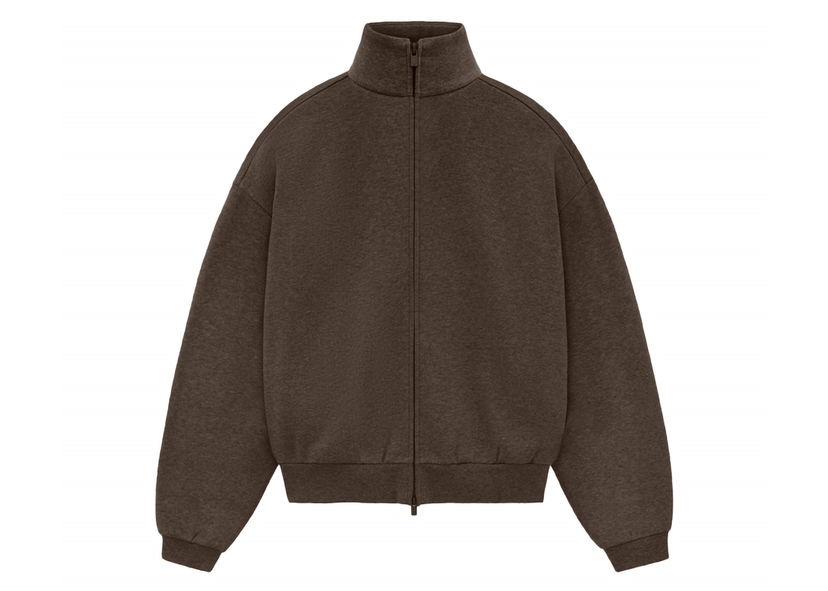 Jakke Fear of God Core Collection Zip Up Jacket Heather Wood Brun | 192SU245092FW